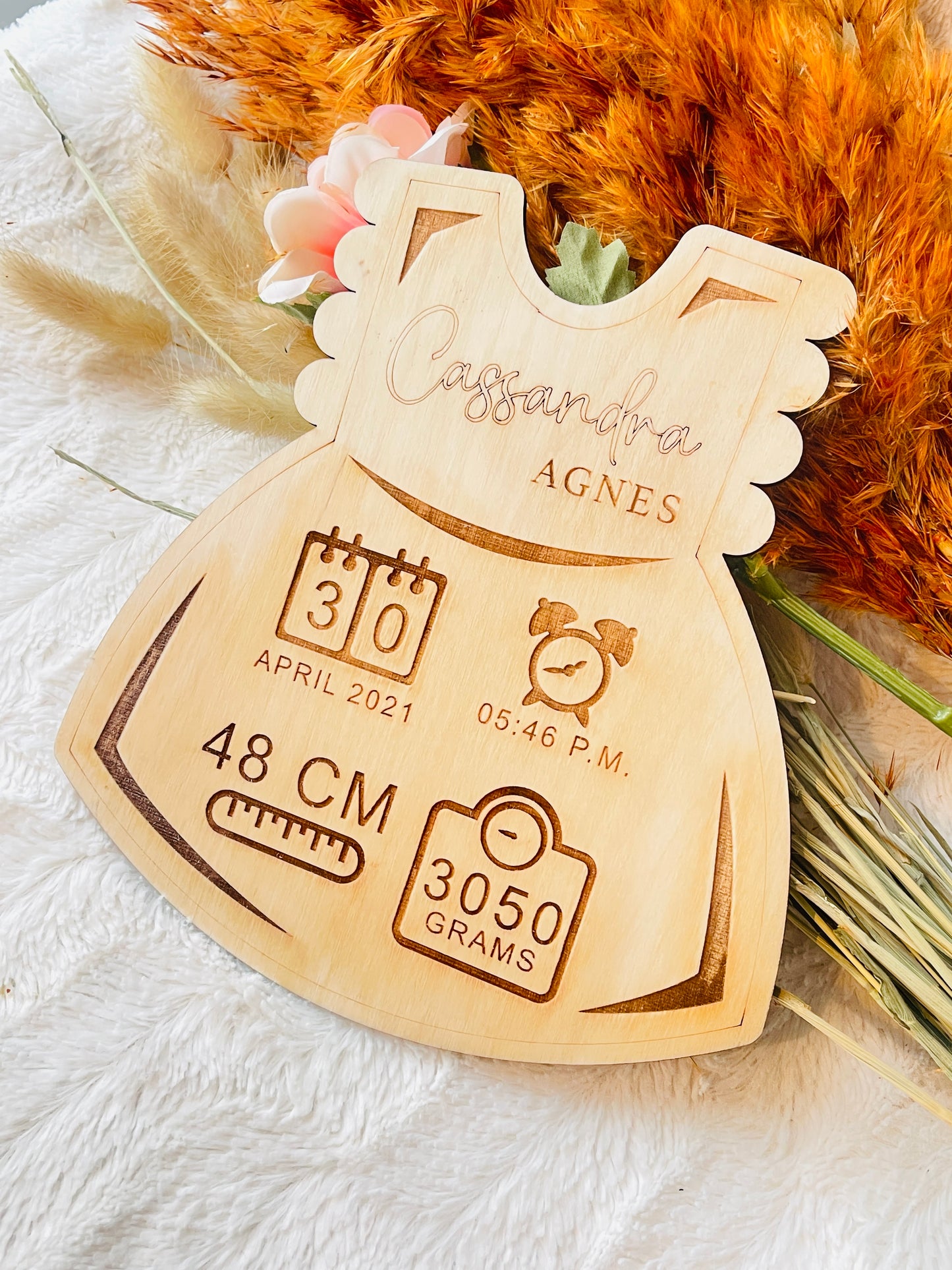 Baby Announcement- KJOLE - Fødsel detaljer