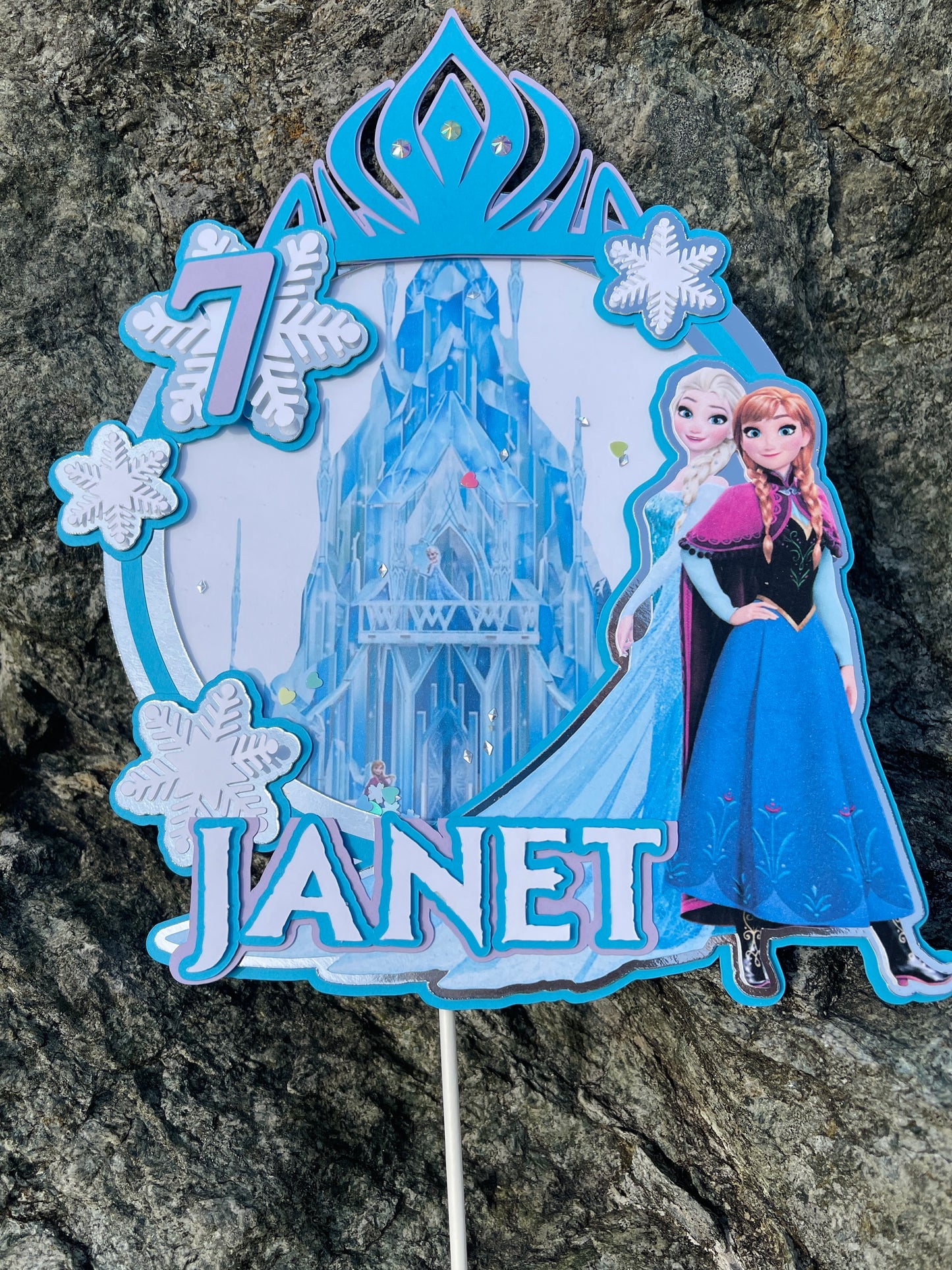 Kaketopper Shaker 3D - ELSA & ANNA FROZEN