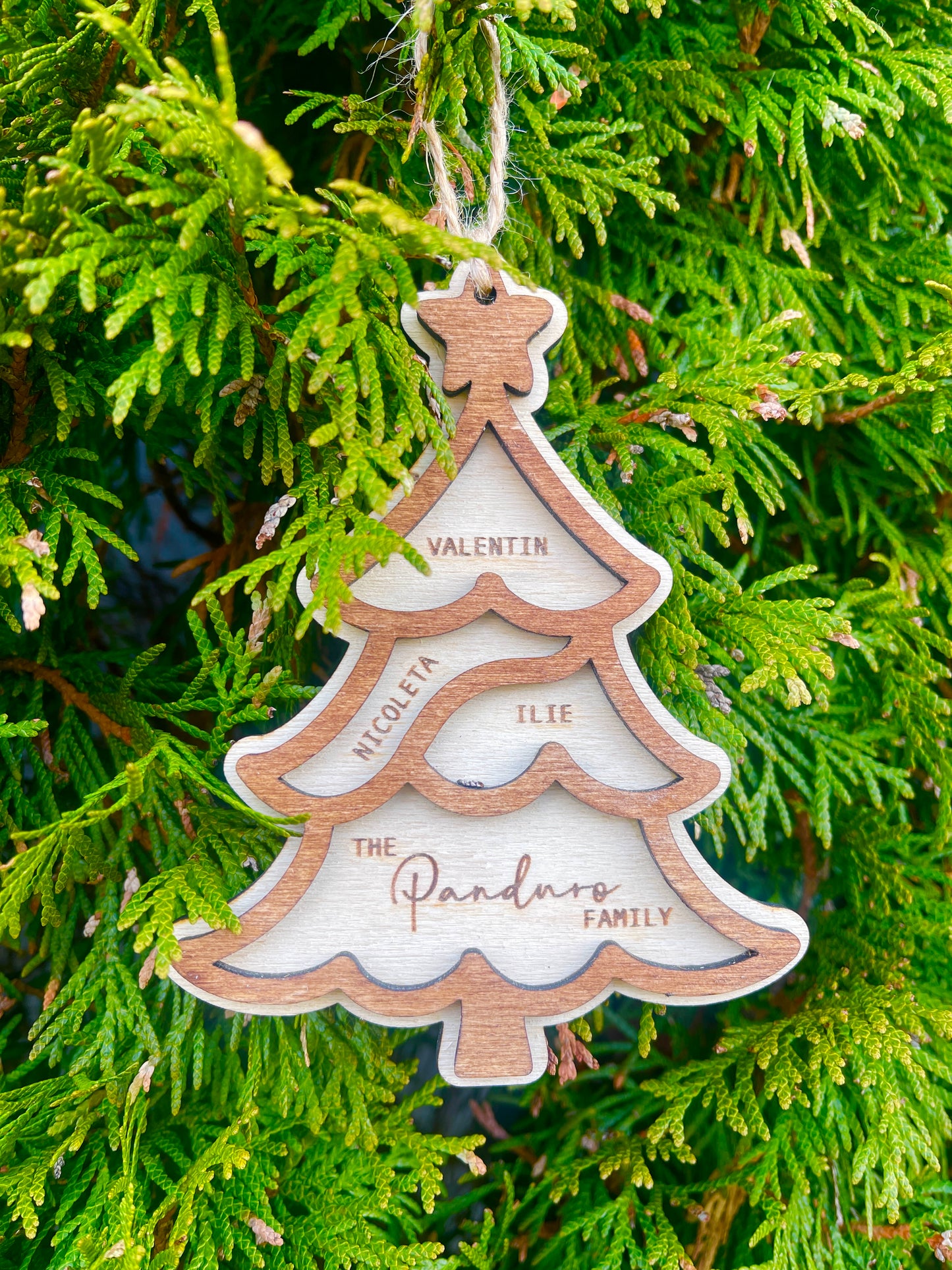 Julepynt i TRE - Juletre