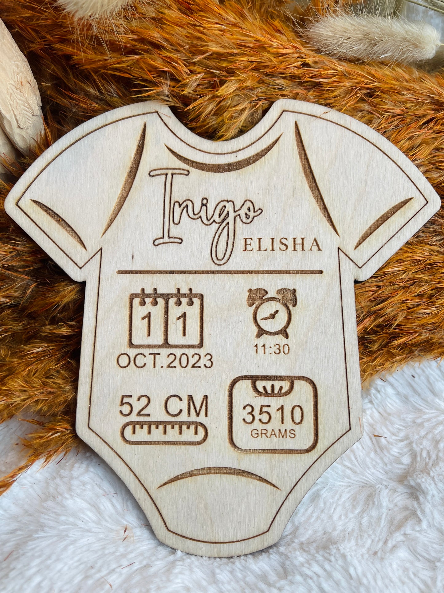 Baby Announcement BODY - Fødsel detaljer