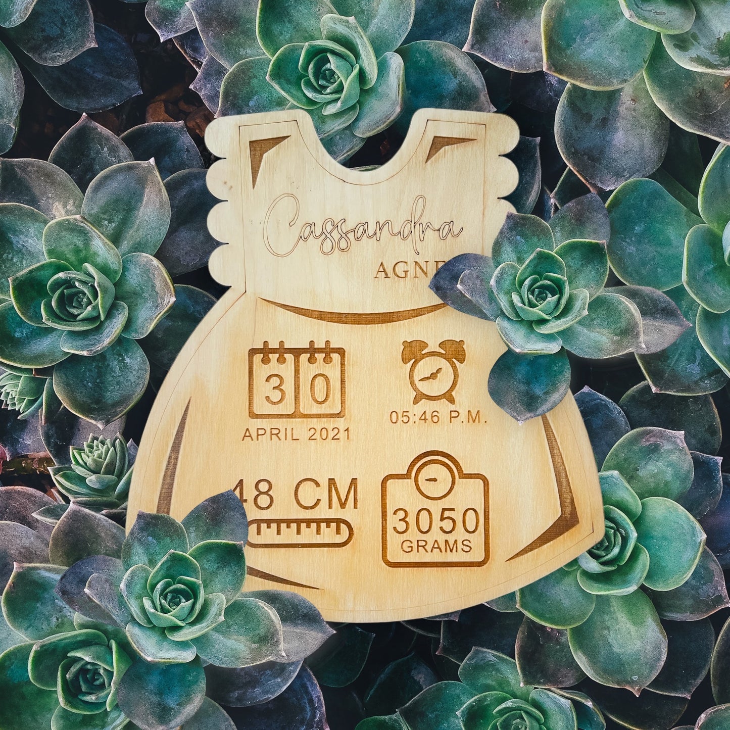 Baby Announcement- KJOLE - Fødsel detaljer