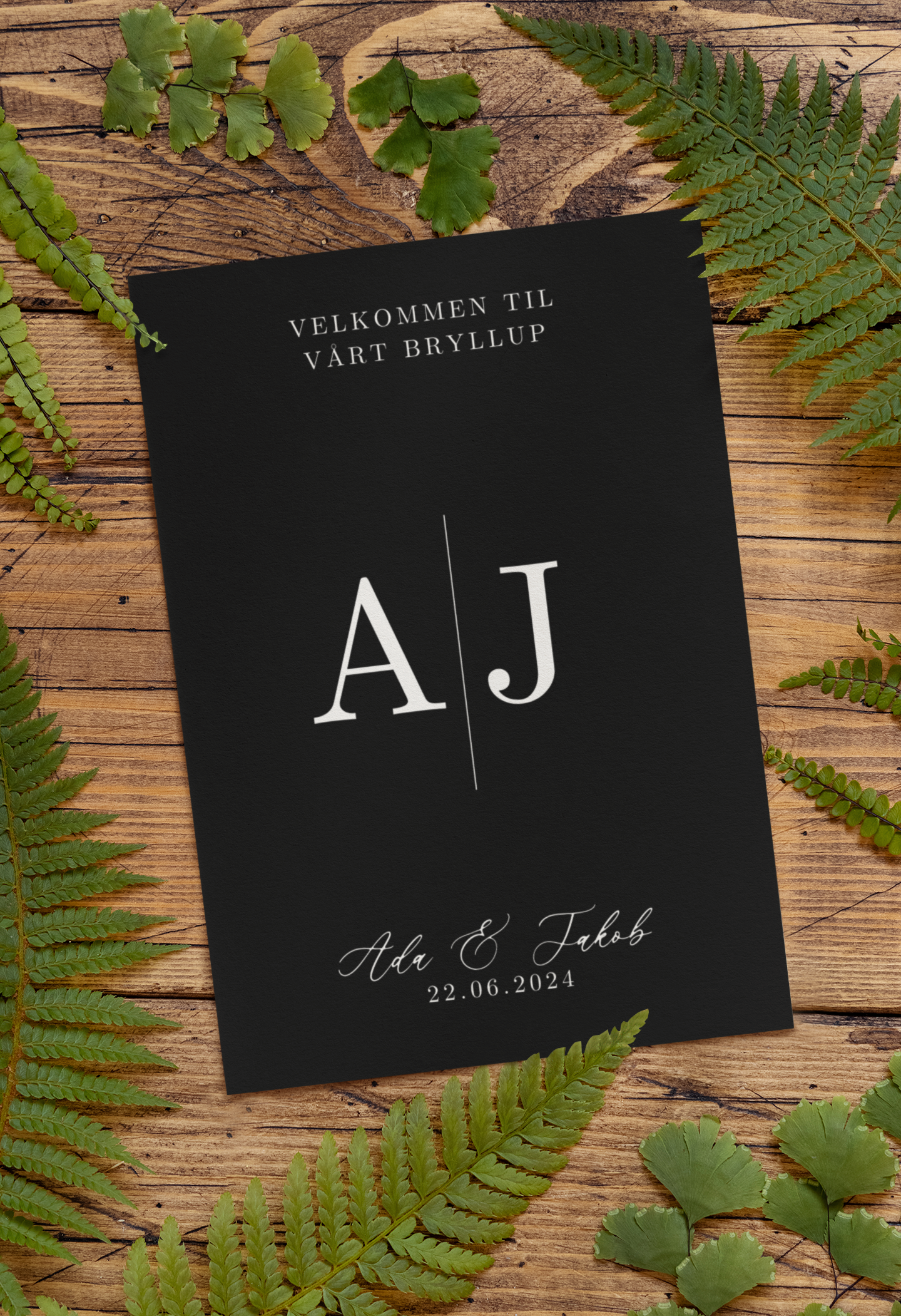 Velkomstskilt i AKRYL - Minimalist 2
