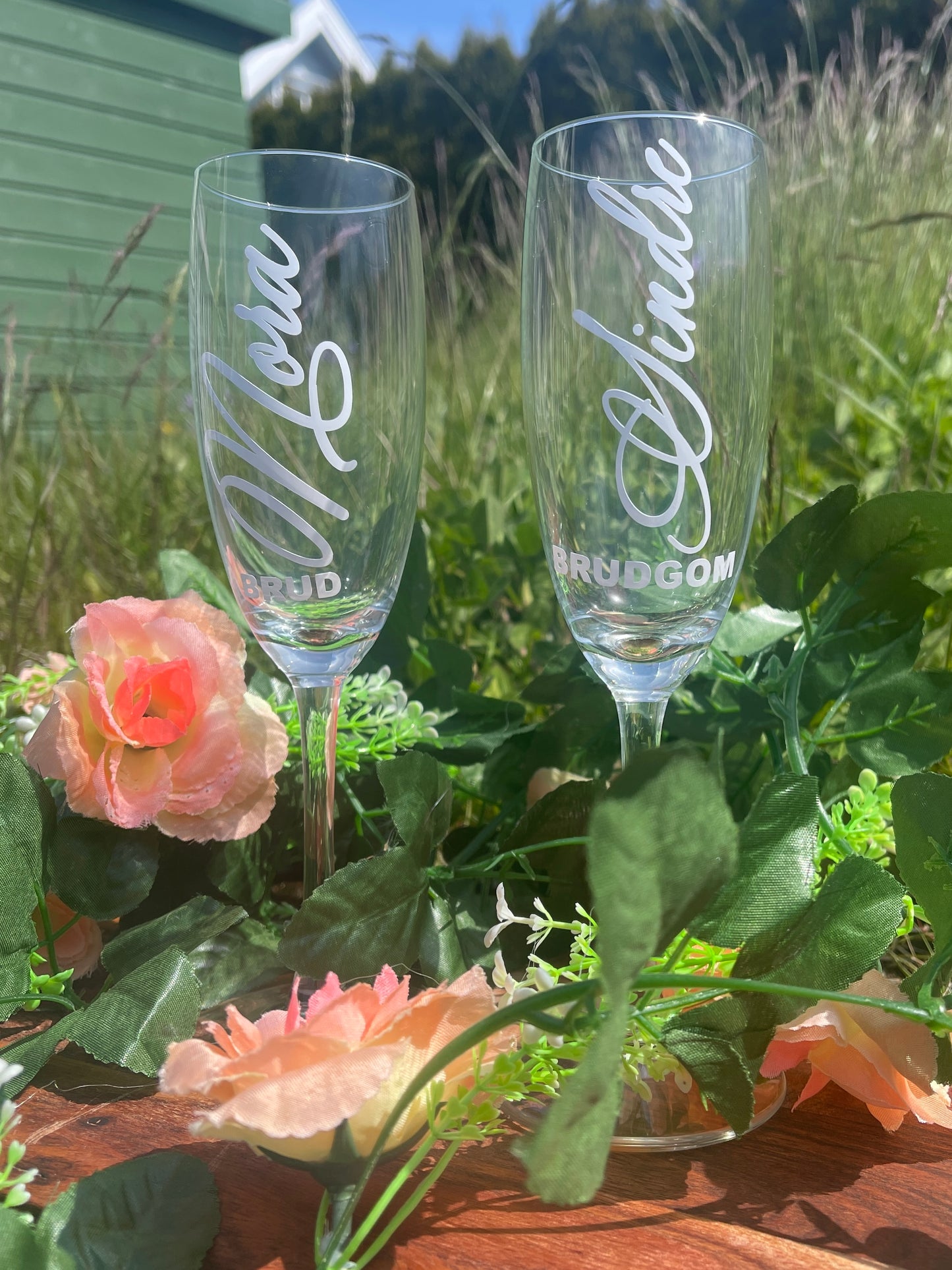 Champagneglass - Eget Navn